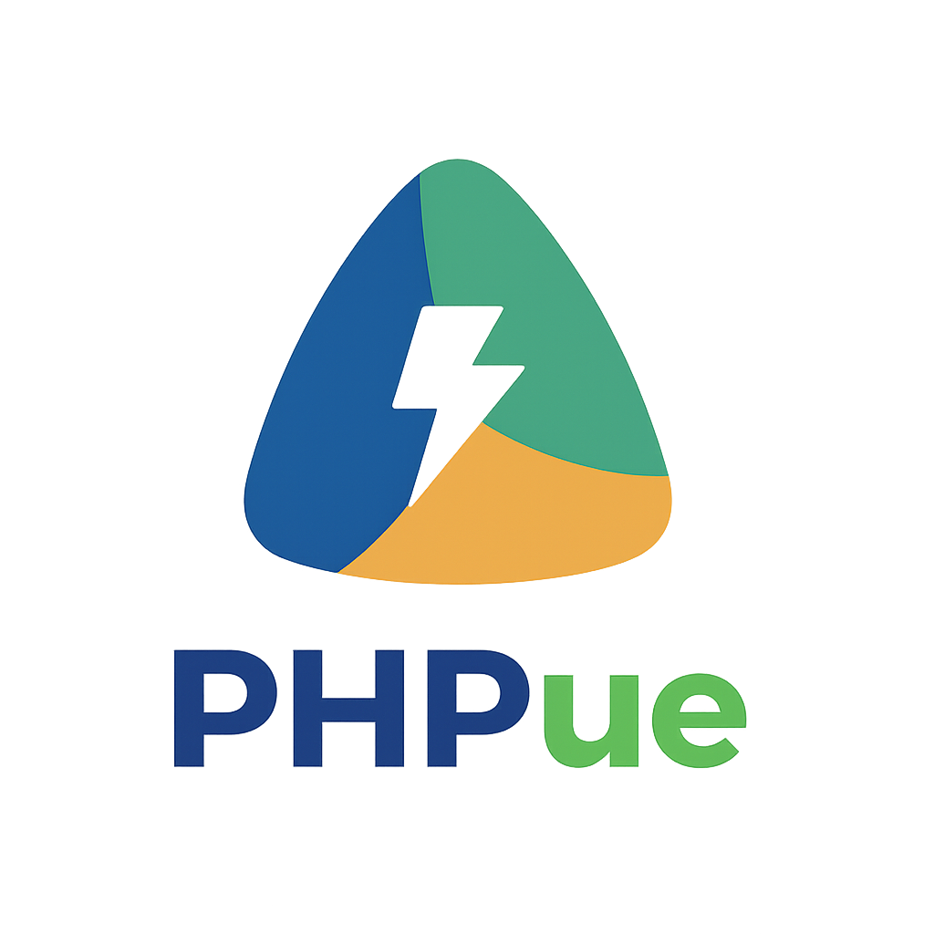 PHPue Logo - A modern PHP framework